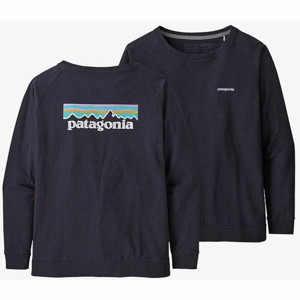 PATAGONIA Women's Long-Sleeved Pastel P-6 Logo Responsibili-Tee